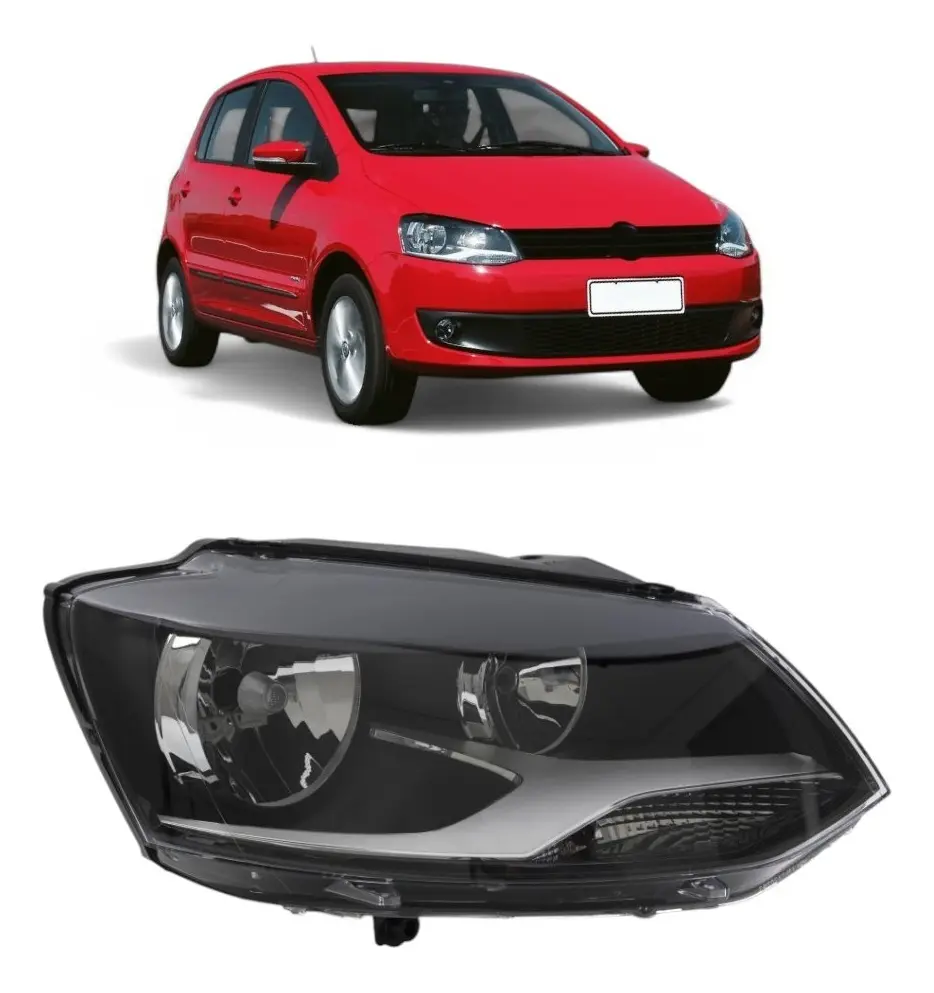 Farol Para Vw Fox Spacefox 2010 A 2014 Duplo Direito Arteb - foto 2 de 5